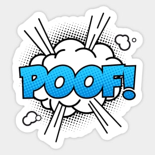 POOF! Sticker